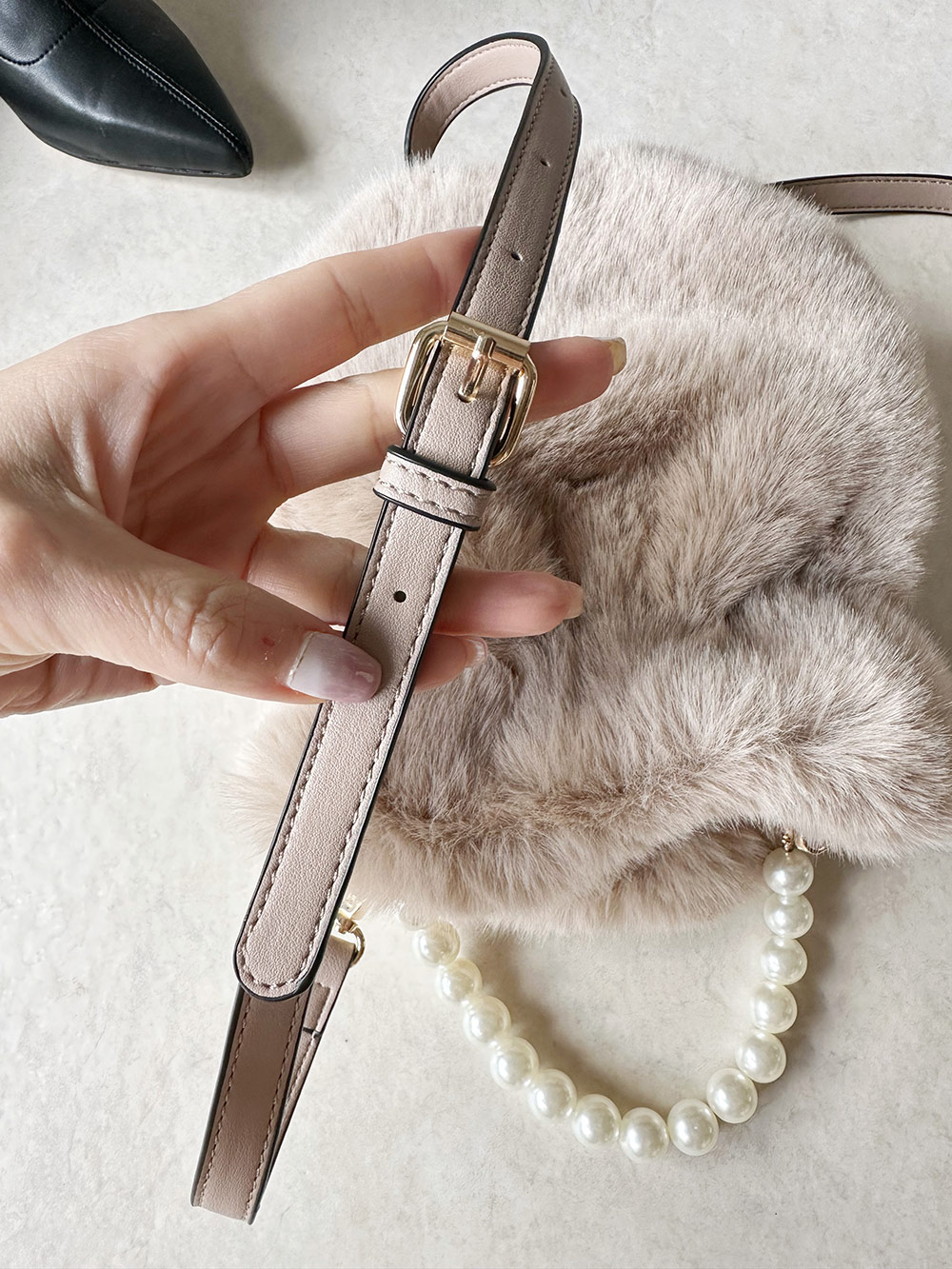 2WAYフェイクパールファーバッグ | 詳細画像10