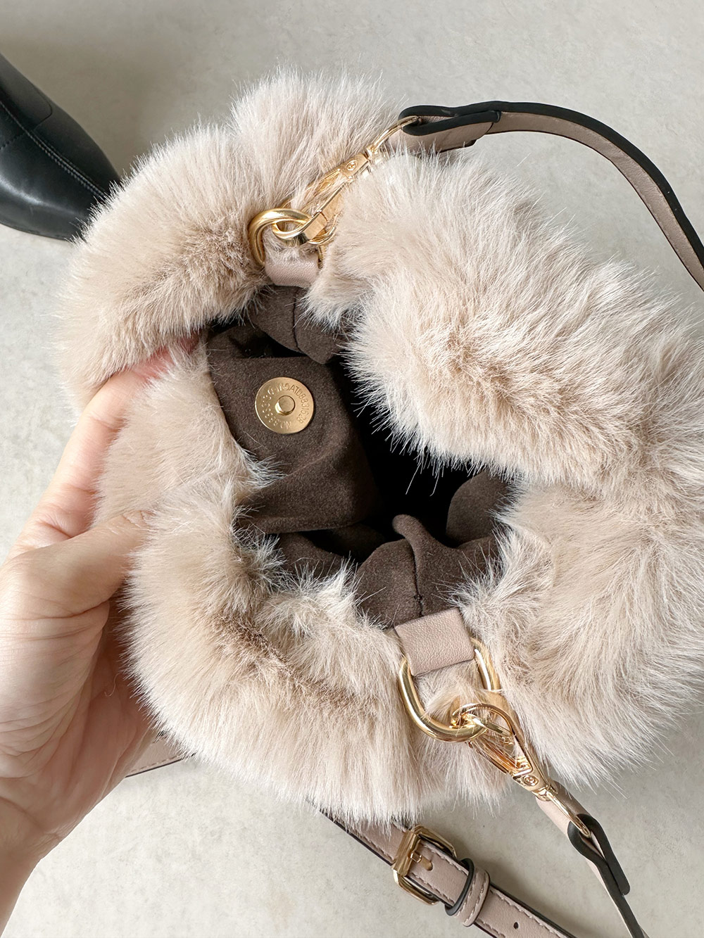 2WAYフェイクパールファーバッグ | 詳細画像12