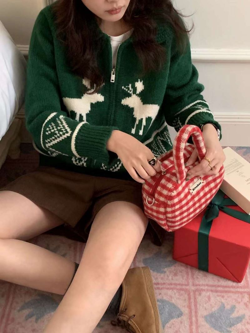 カラーノルディックジップカーディガン | 詳細画像20