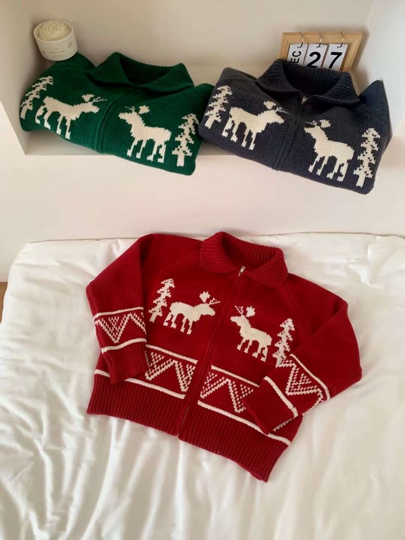 カラーノルディックジップカーディガン | 詳細画像32