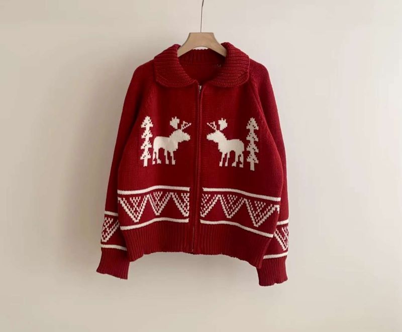 カラーノルディックジップカーディガン | 詳細画像34