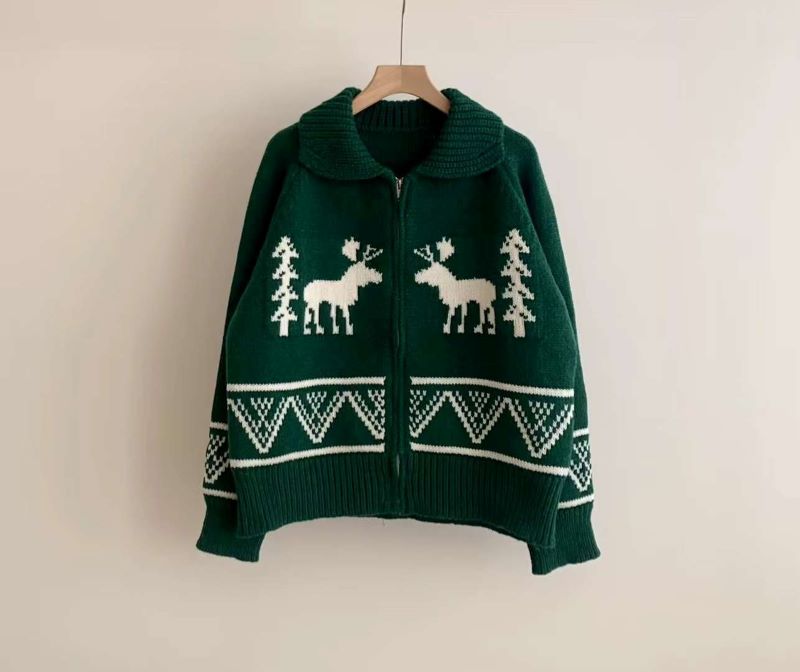 カラーノルディックジップカーディガン | 詳細画像36