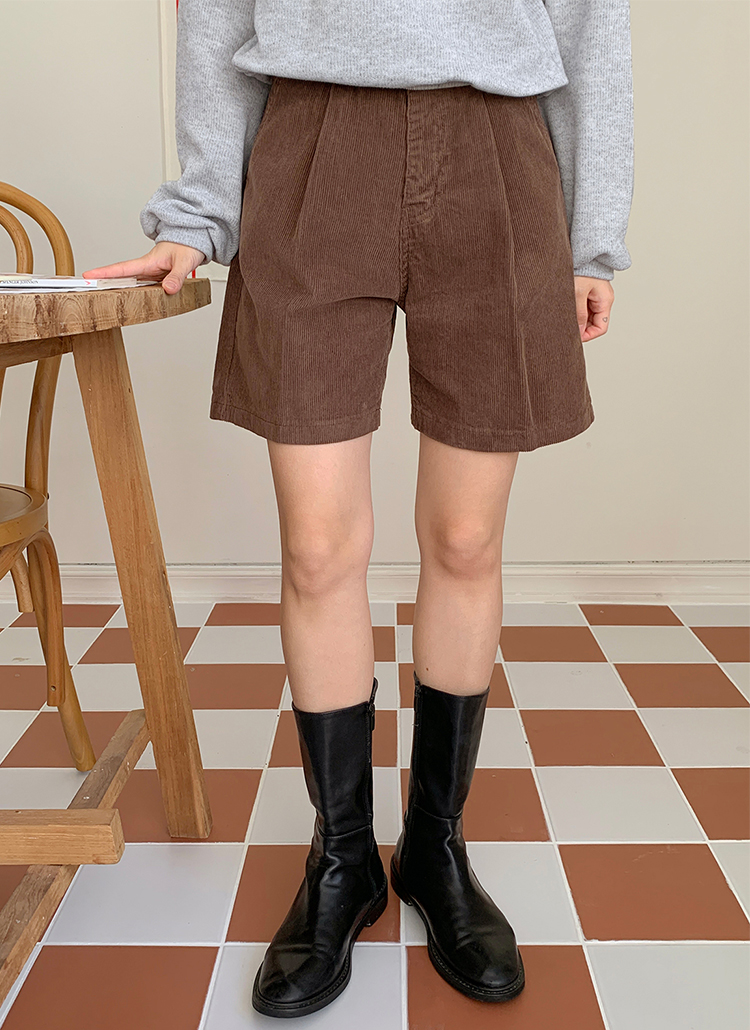 コーデュロイハーフパンツ | レディースファッション通販 - DHOLIC