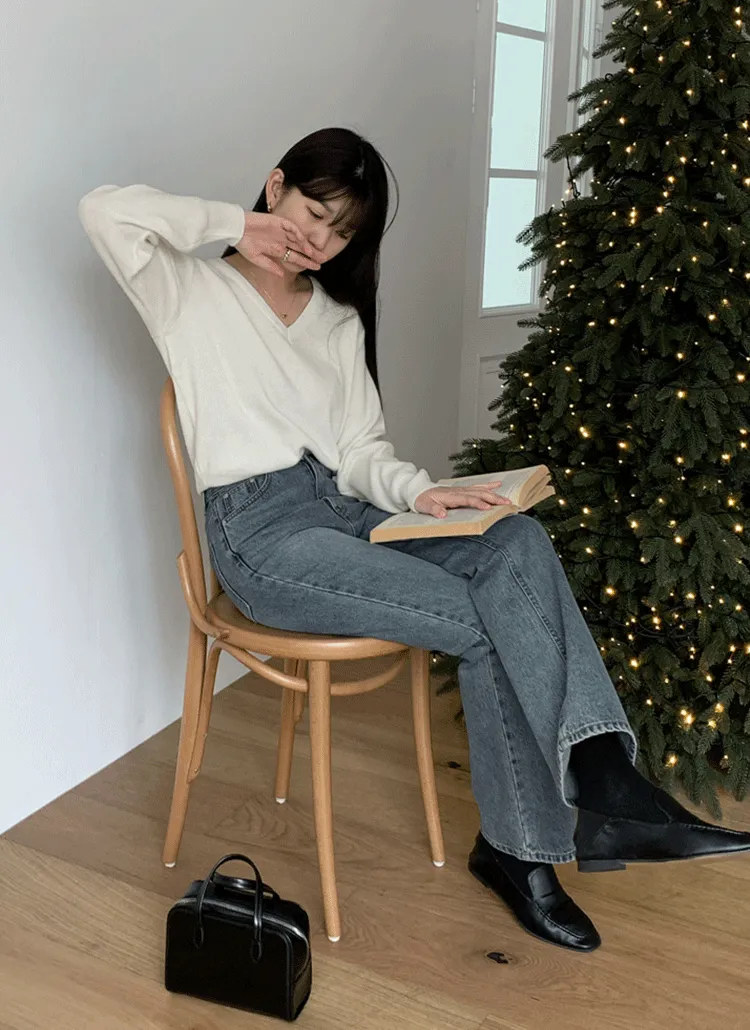 スタンダードVネックニット | laurenhi | 詳細画像1