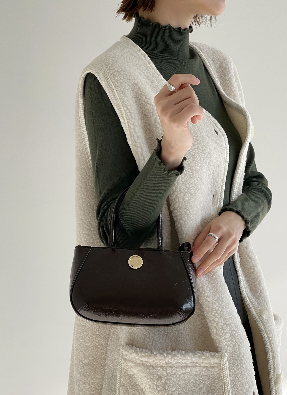 2WAYモチーフカーブバッグ | DHOLIC | 詳細画像3