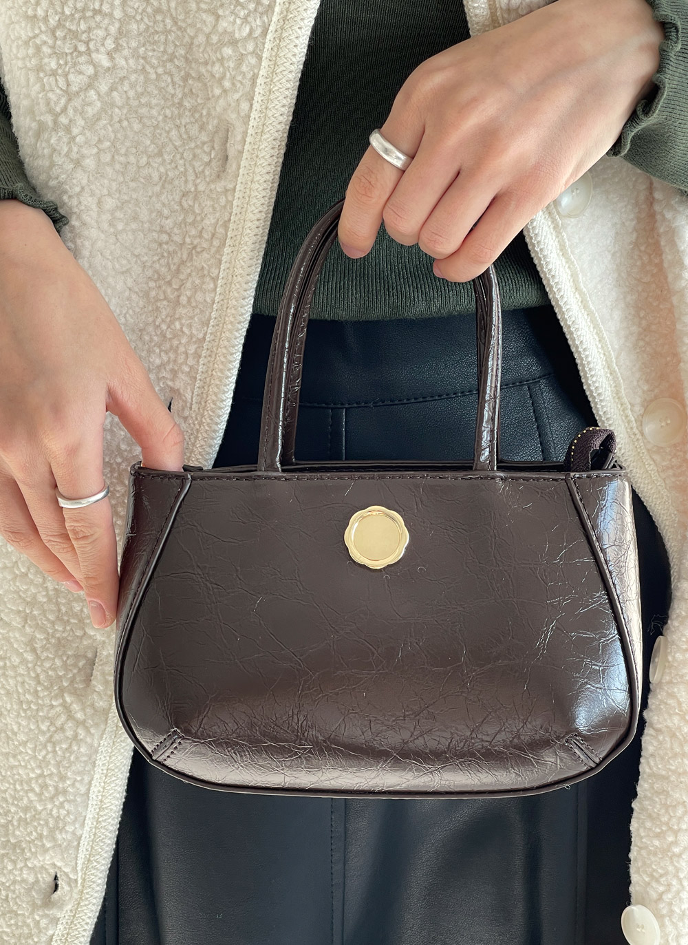 2WAYモチーフカーブバッグ | DHOLIC | 詳細画像4