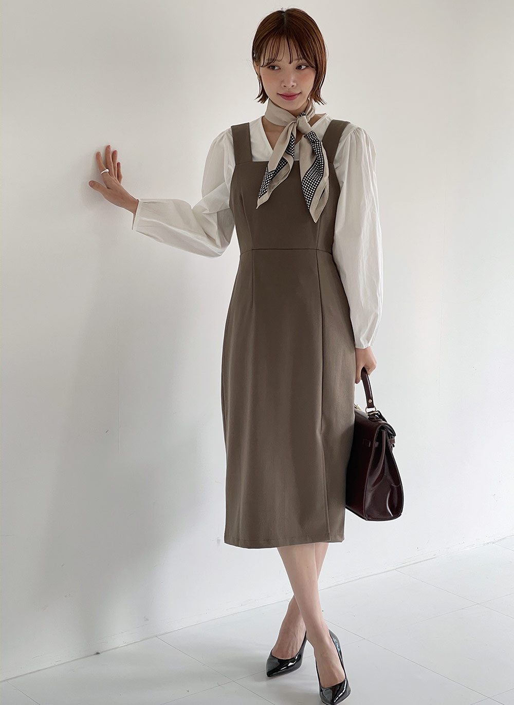 スクエアスリットビスチェワンピース | DHOLIC | 詳細画像6