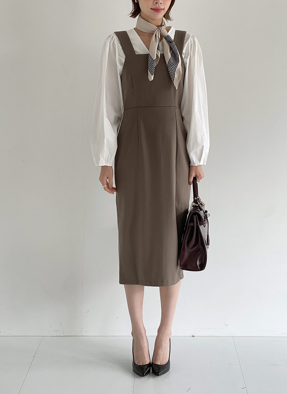 スクエアスリットビスチェワンピース | DHOLIC | 詳細画像10