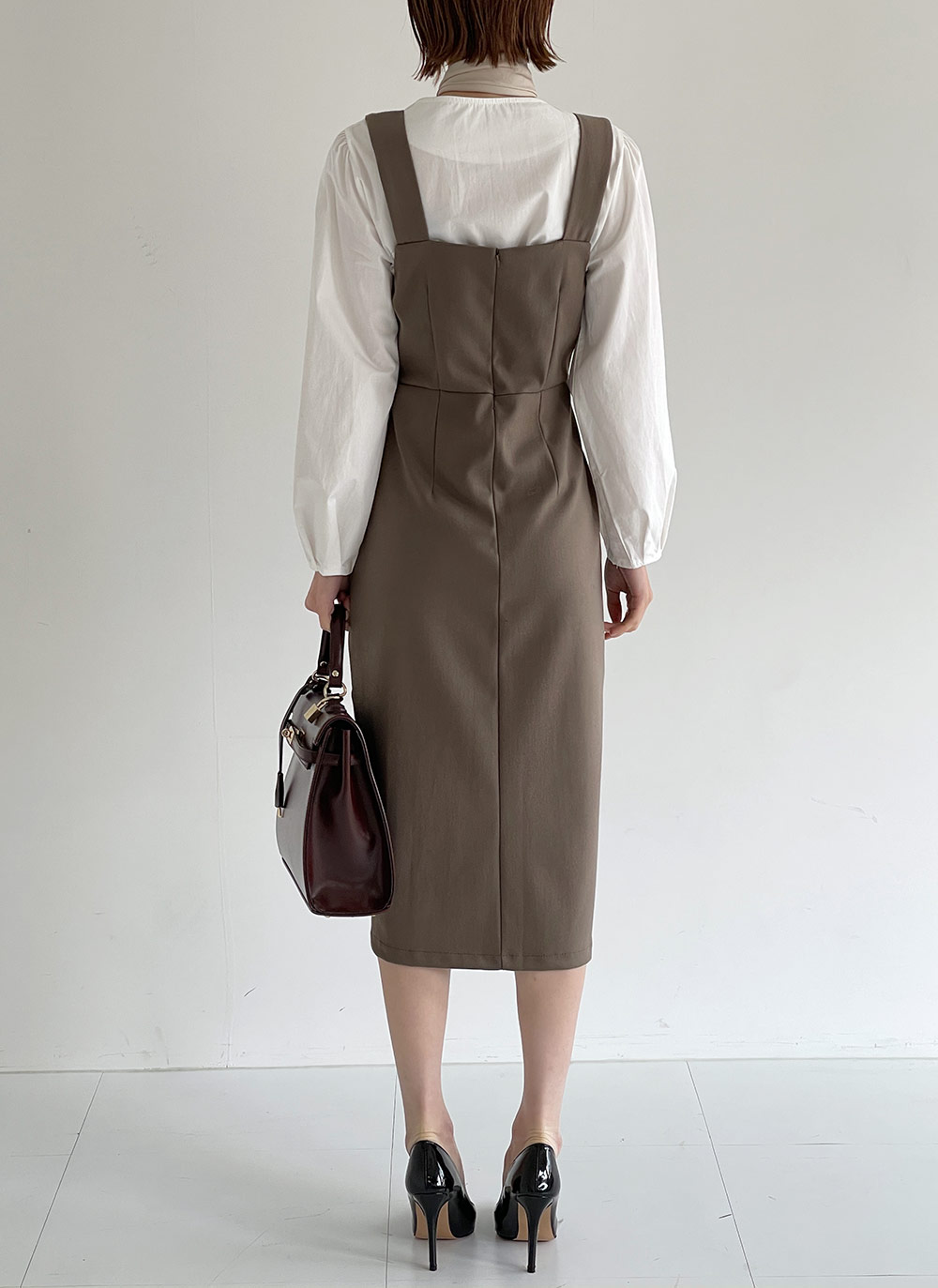 スクエアスリットビスチェワンピース | DHOLIC | 詳細画像12