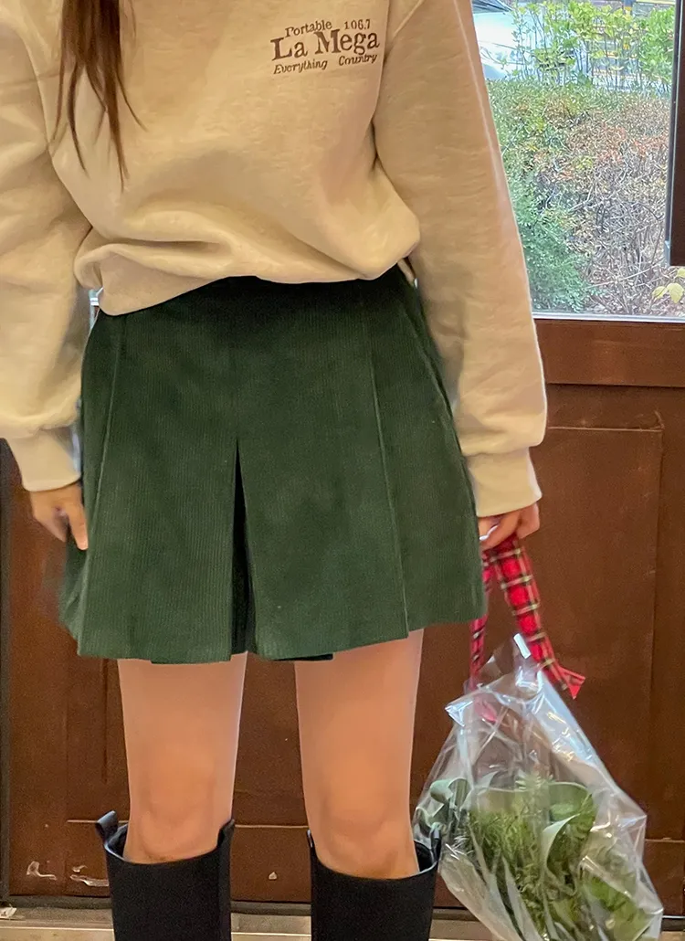 インバーテッドコーデュロイショートパンツ | twobing | 詳細画像1