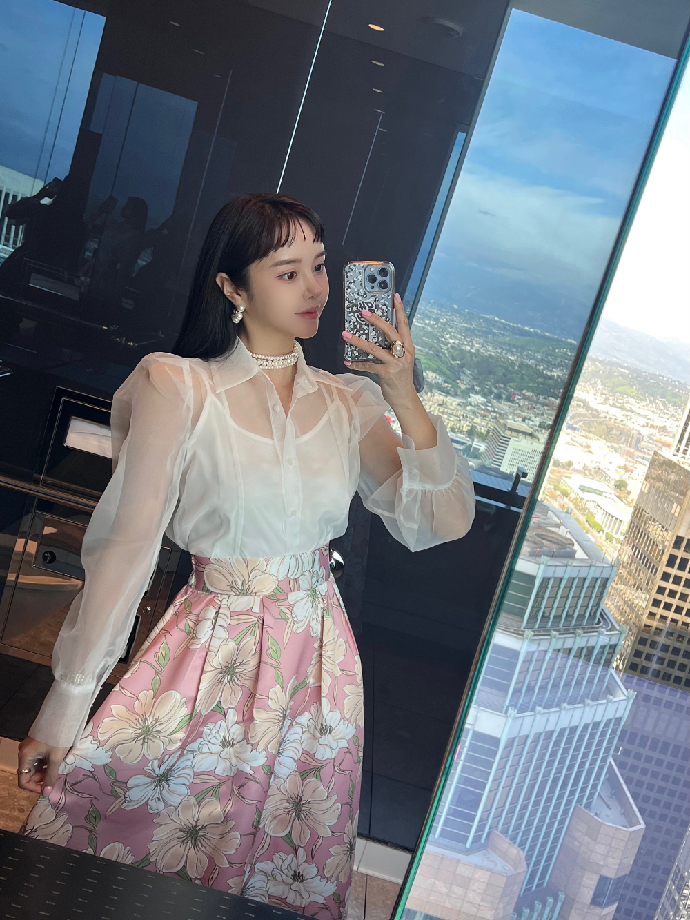 インナー付オーガンジーブラウス | レディースファッション通販 - DHOLIC