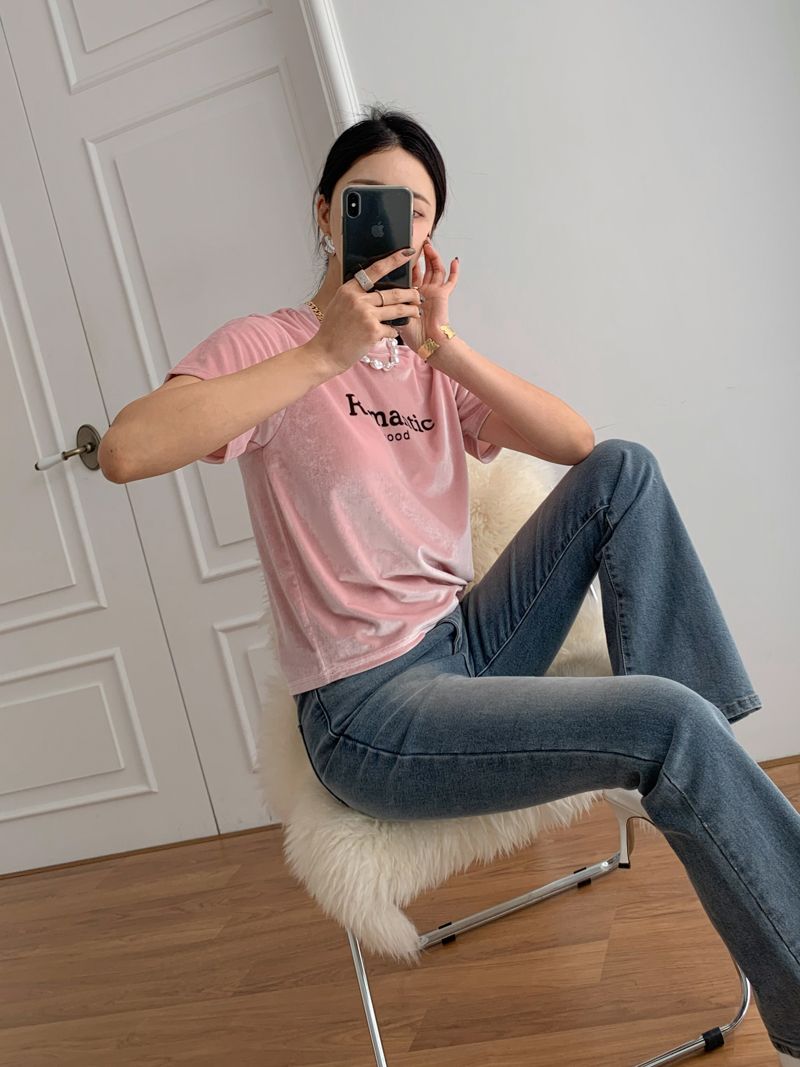 Romanticベロア半袖Tシャツ | 詳細画像4