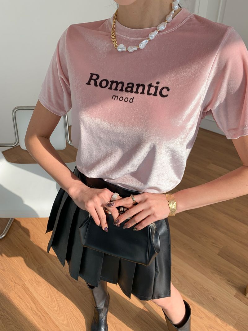 Romanticベロア半袖Tシャツ | 詳細画像16