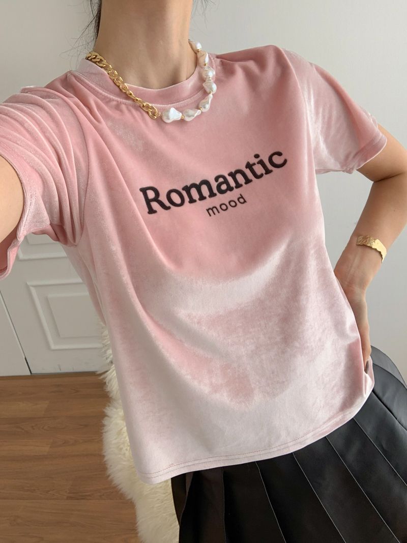 Romanticベロア半袖Tシャツ | 詳細画像18