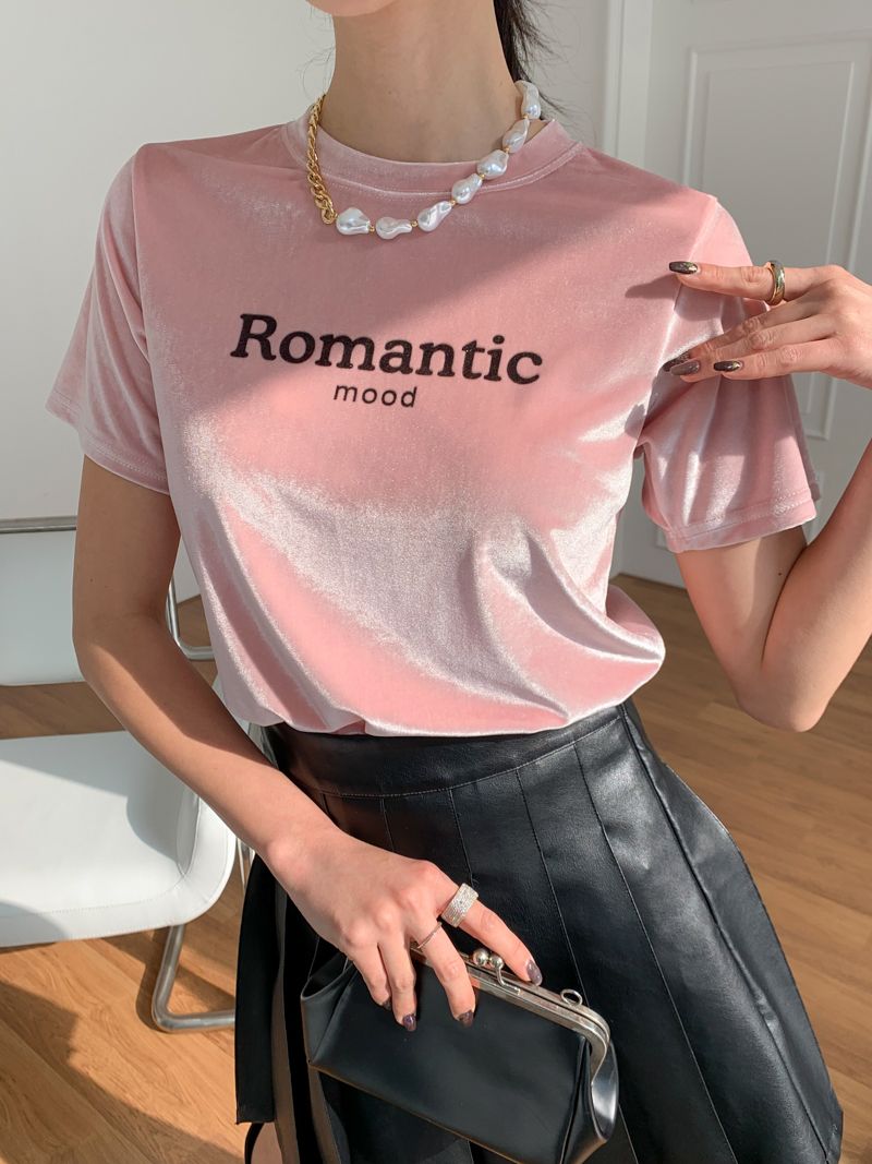 Romanticベロア半袖Tシャツ | 詳細画像21