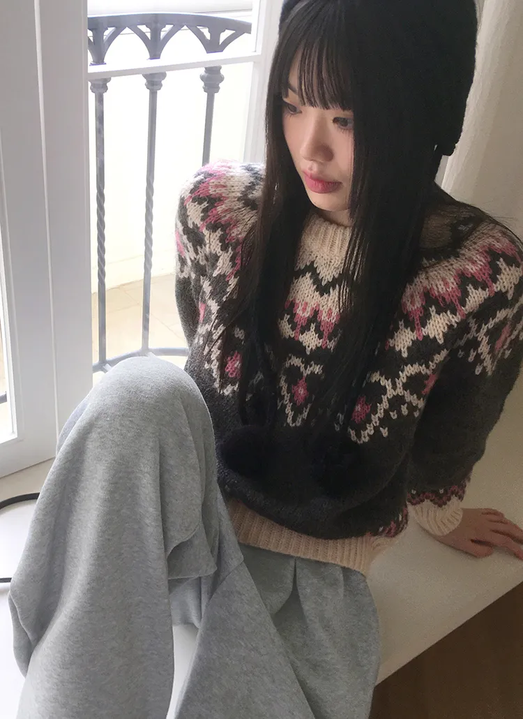 ノルディック配色ニット | WONDERWONDER | 詳細画像1