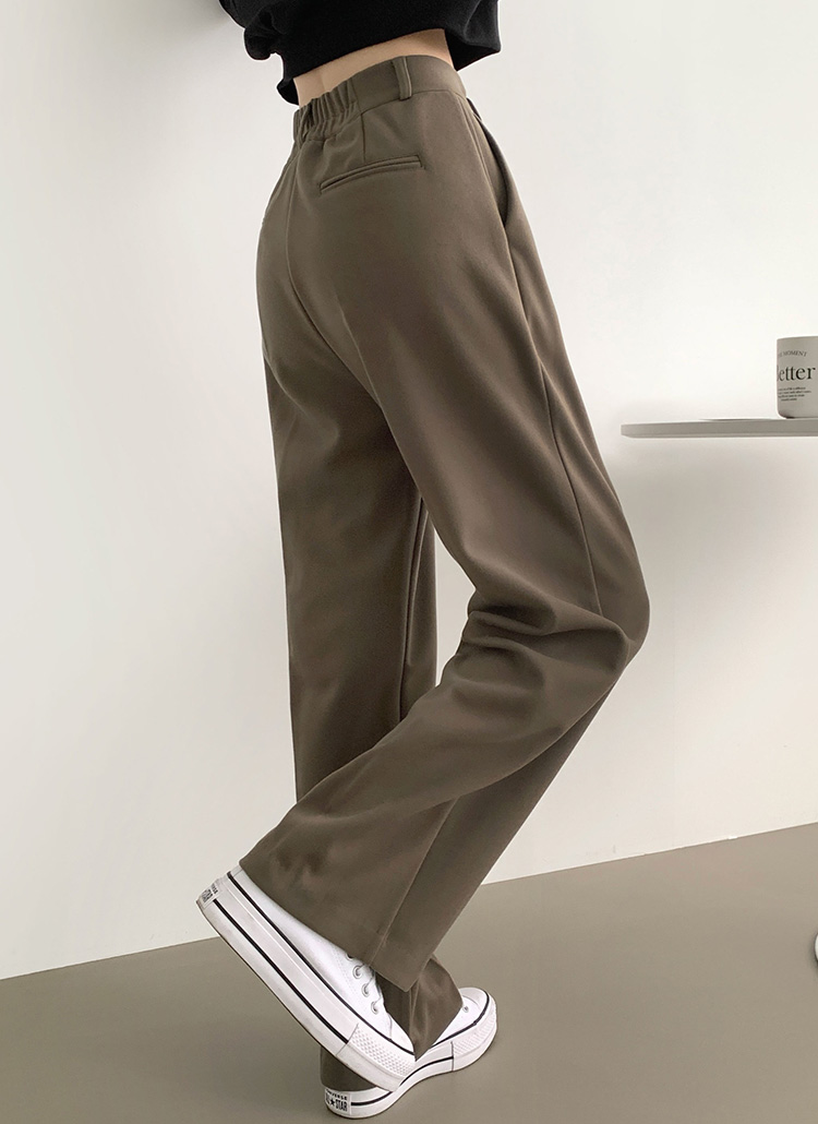 3TYPE裏起毛ツータックワイドスラックス | レディースファッション通販