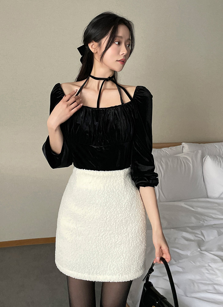 裏起毛ブークレミニスカート | レディースファッション通販 - DHOLIC