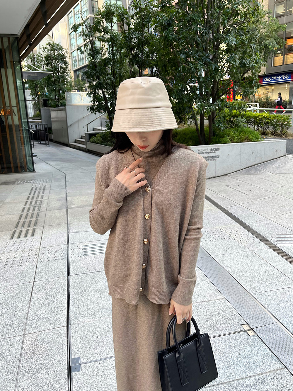 ボタンベスト&ハイネックニット&スカート3SET | 詳細画像7