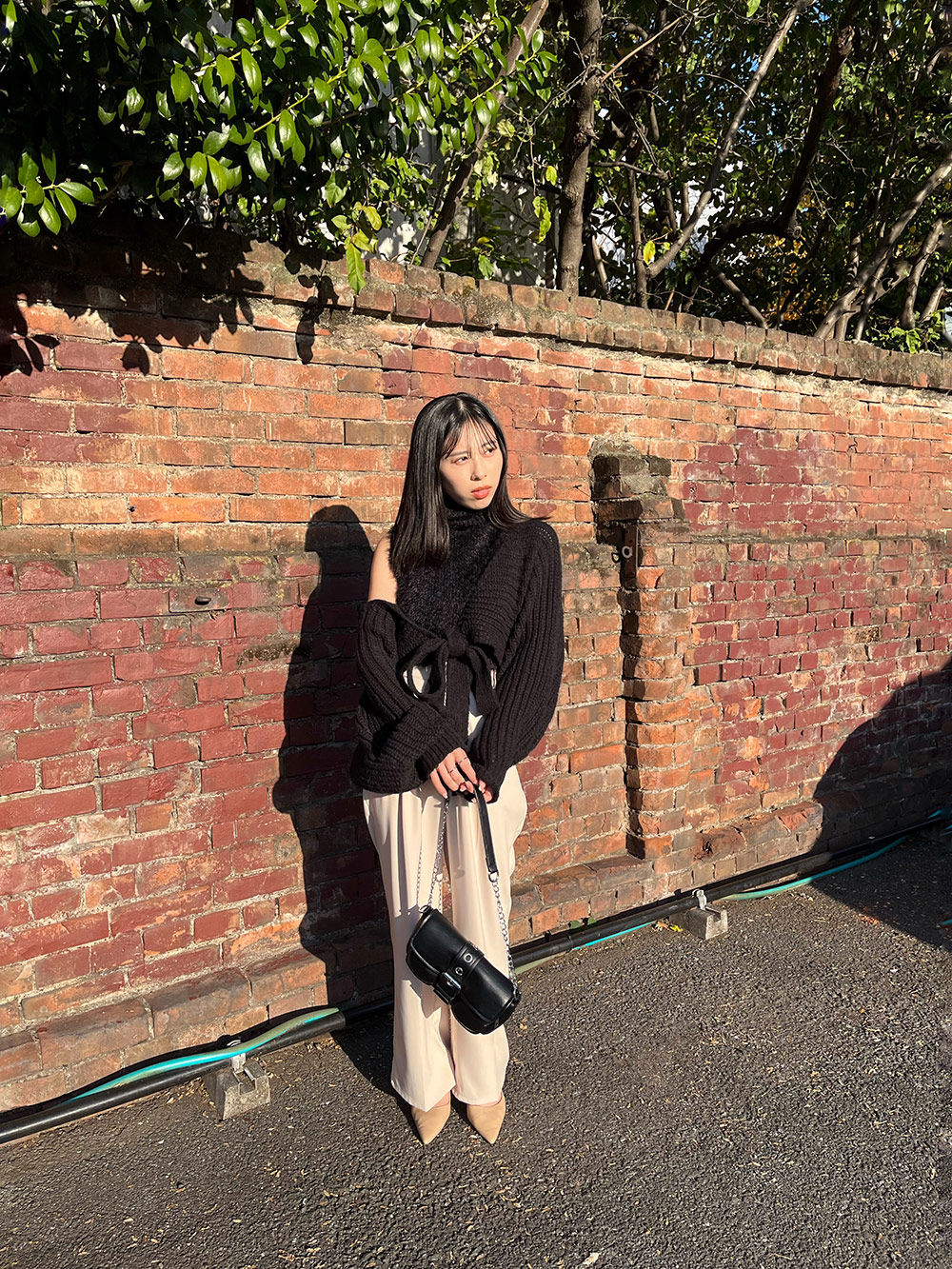 リボンニットボレロカーディガン | レディースファッション通販 - DHOLIC