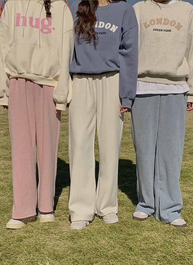 裏起毛ドロストワイドパンツ | hotping | 詳細画像1