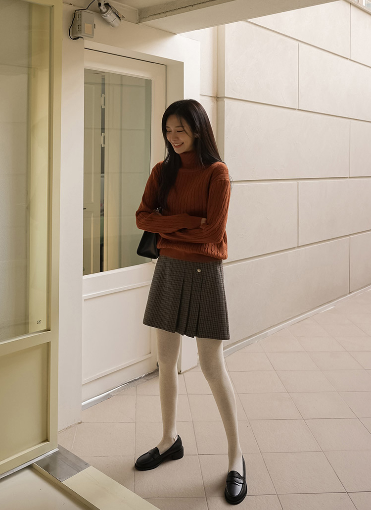 美品✨ シャネル ココボタン ミニスカート ウール 34 プリーツスカート