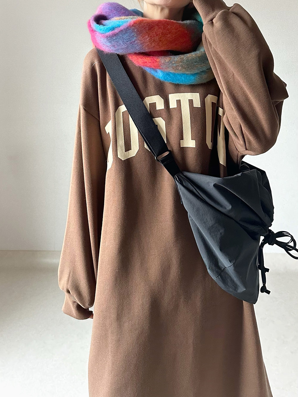 裏起毛BOSTONロゴスウェットワンピース | 詳細画像7