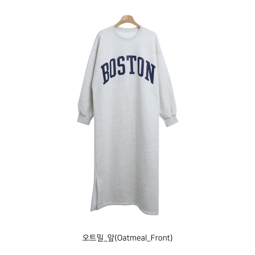 裏起毛BOSTONロゴスウェットワンピース | 詳細画像13