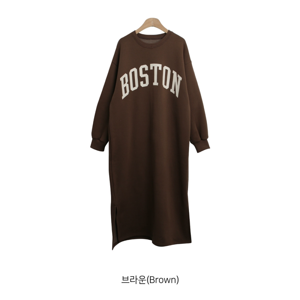 裏起毛BOSTONロゴスウェットワンピース | 詳細画像15