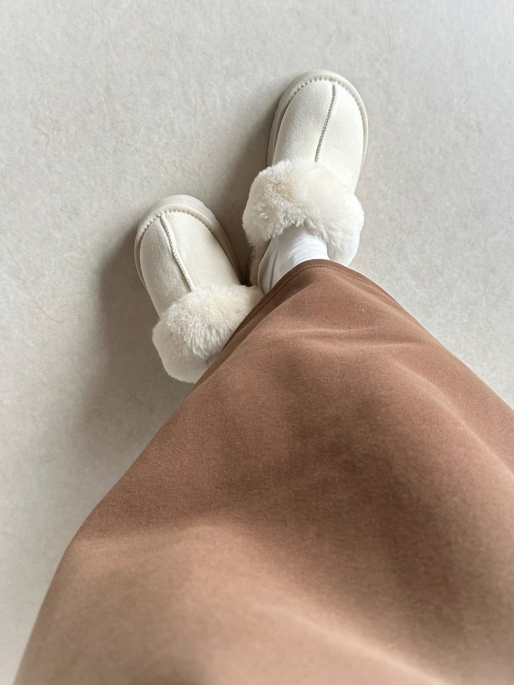 厚底ムートン調ミュール | 詳細画像5