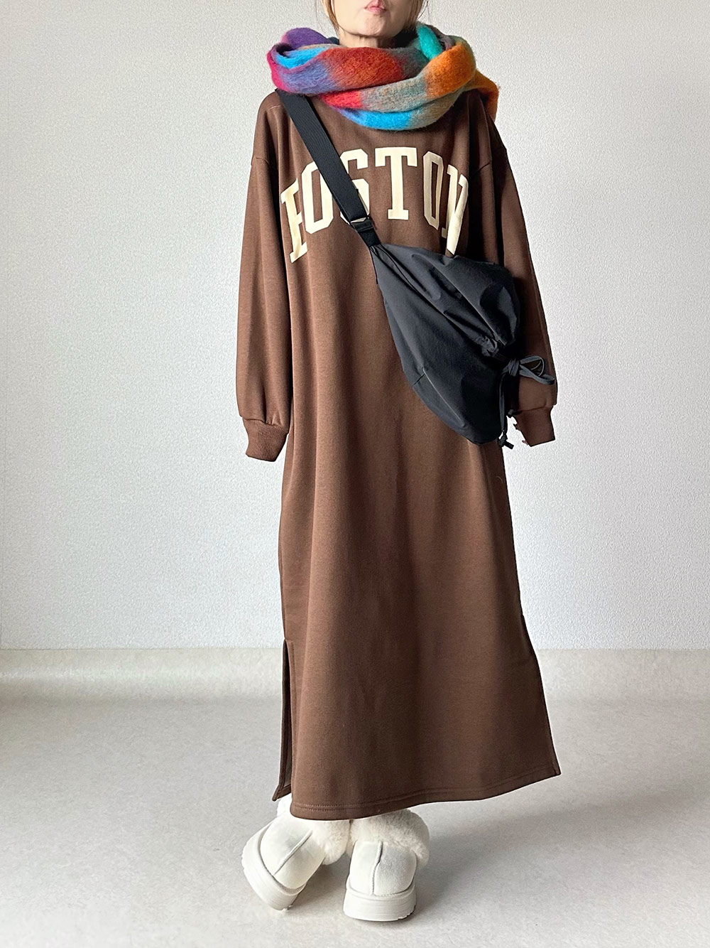 厚底ムートン調ミュール | 詳細画像6