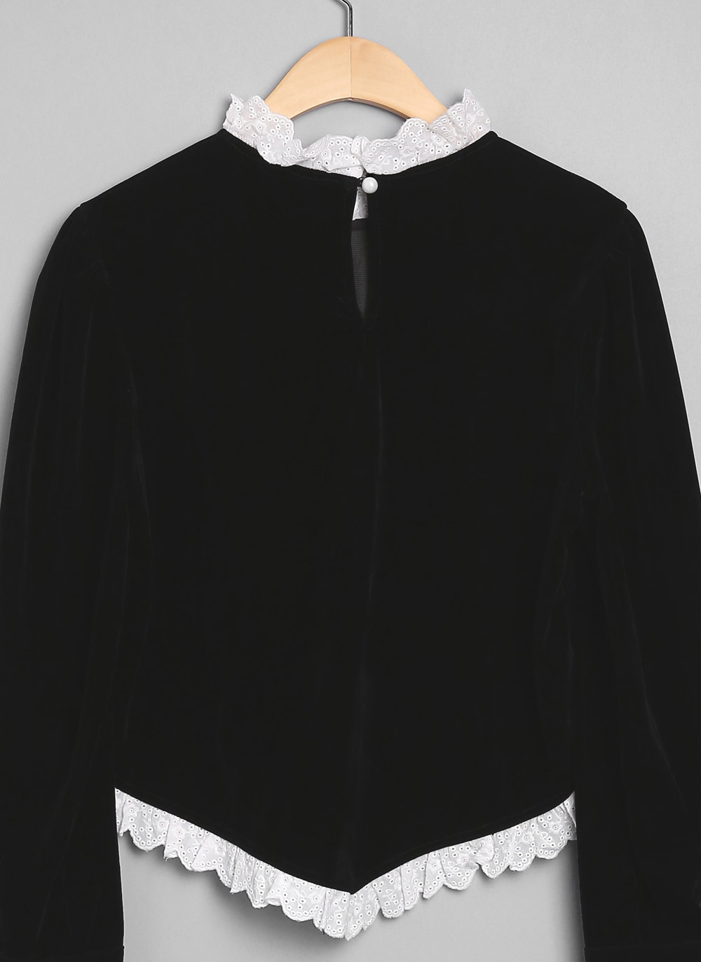 アイレットレーストリミングベロアブラウス | DHOLIC | 詳細画像21