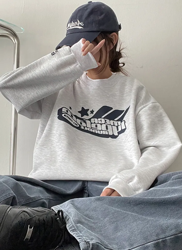裏起毛プリントスウェット | hijjoo | 詳細画像1