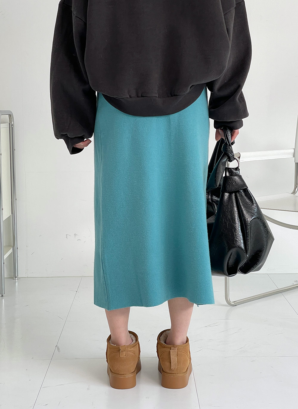 ニットIラインスカート | DHOLIC | 詳細画像12