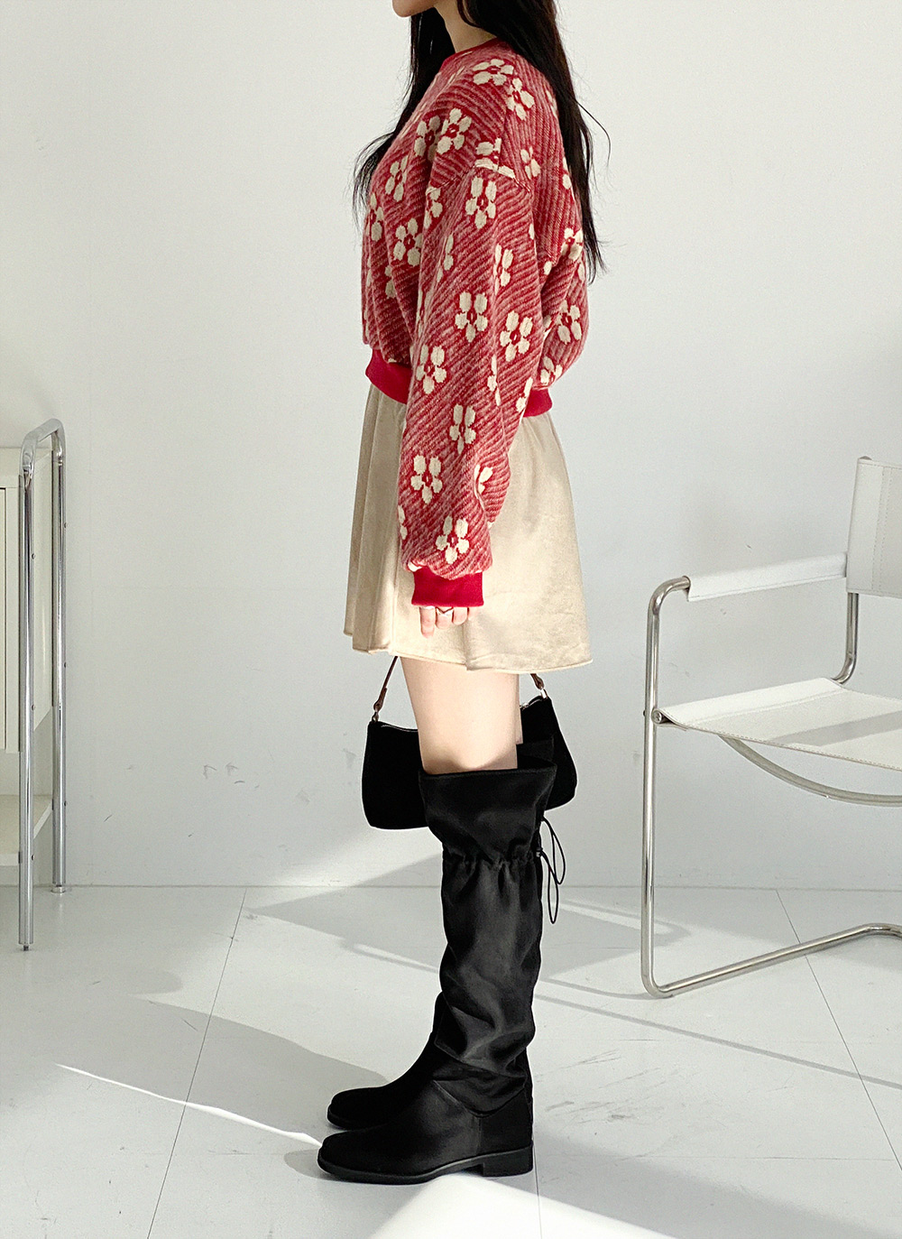 両起毛花柄ダイアゴナルスウェット | DHOLIC | 詳細画像17