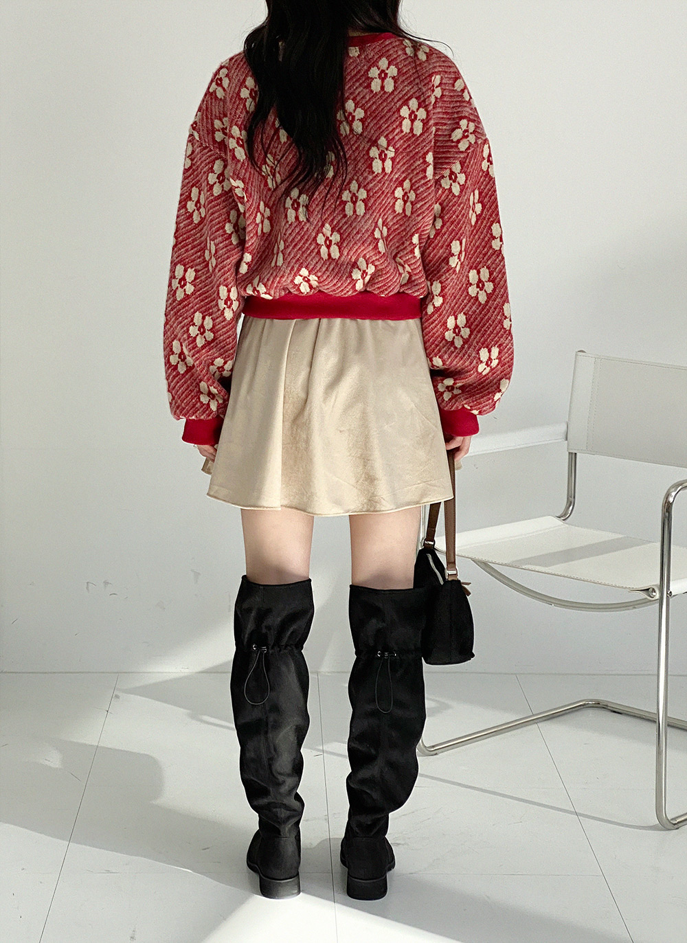 両起毛花柄ダイアゴナルスウェット | DHOLIC | 詳細画像18