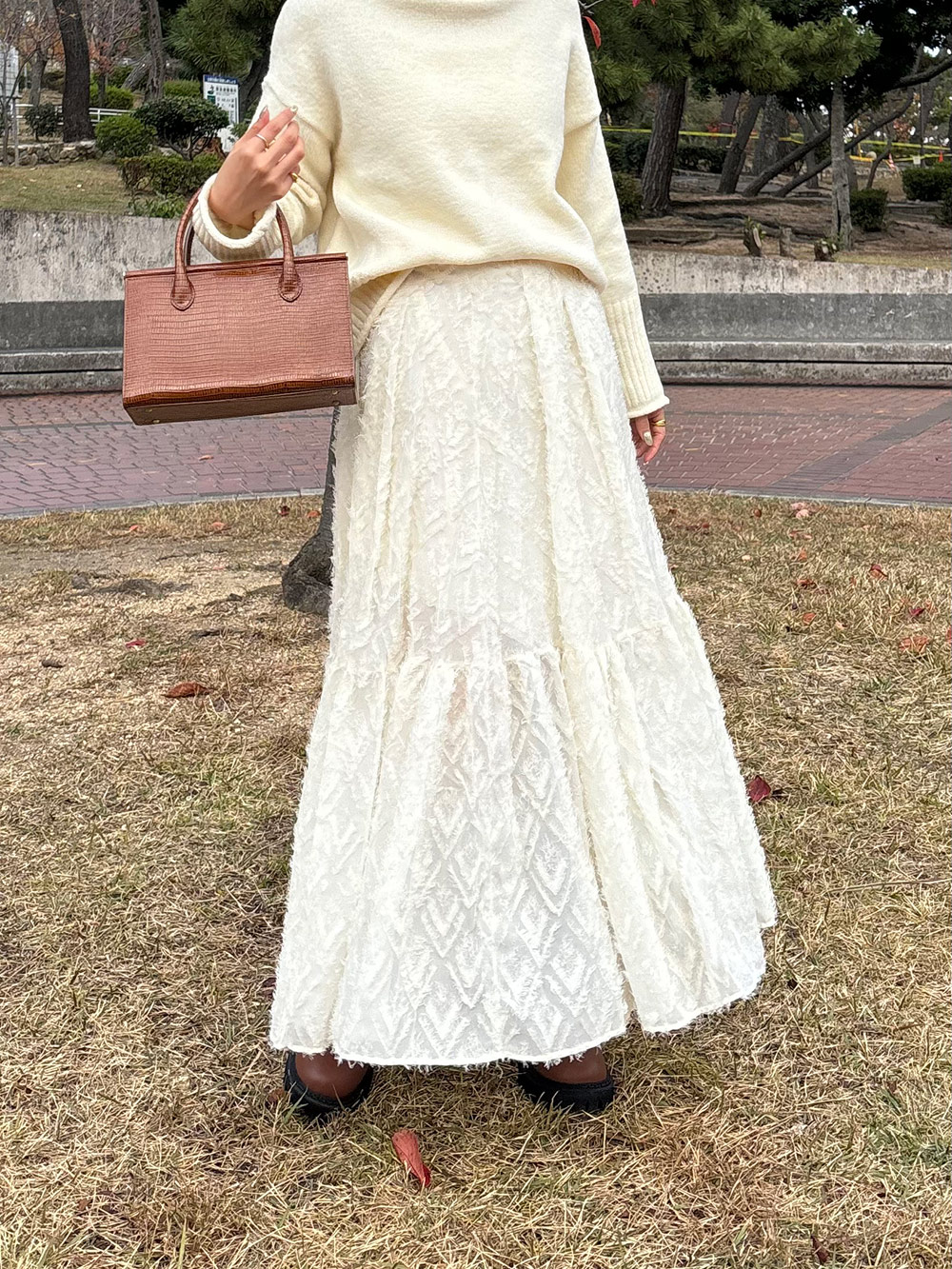 フェザー調ギャザースカート | 詳細画像7