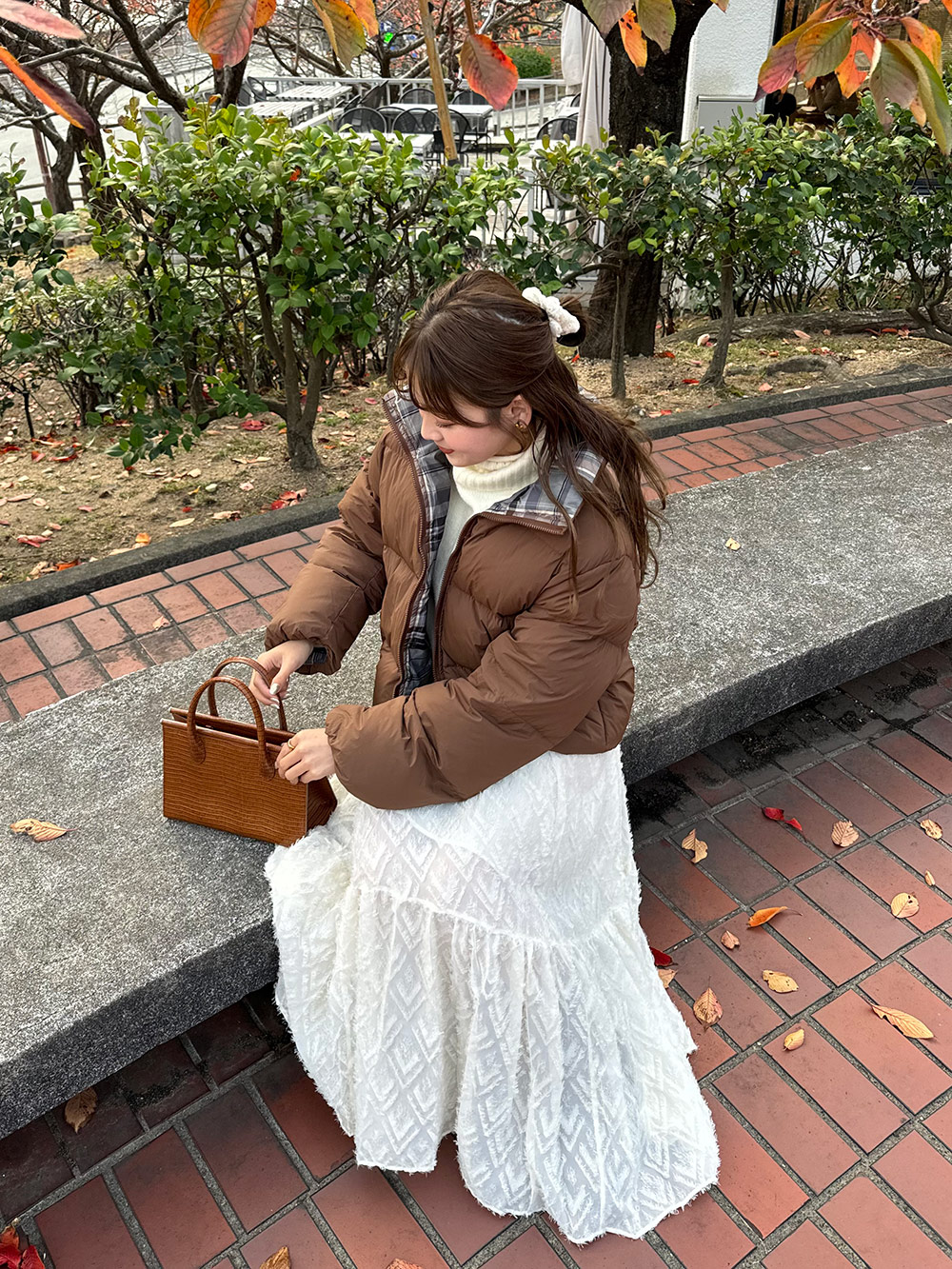 フェザー調ギャザースカート | 詳細画像16