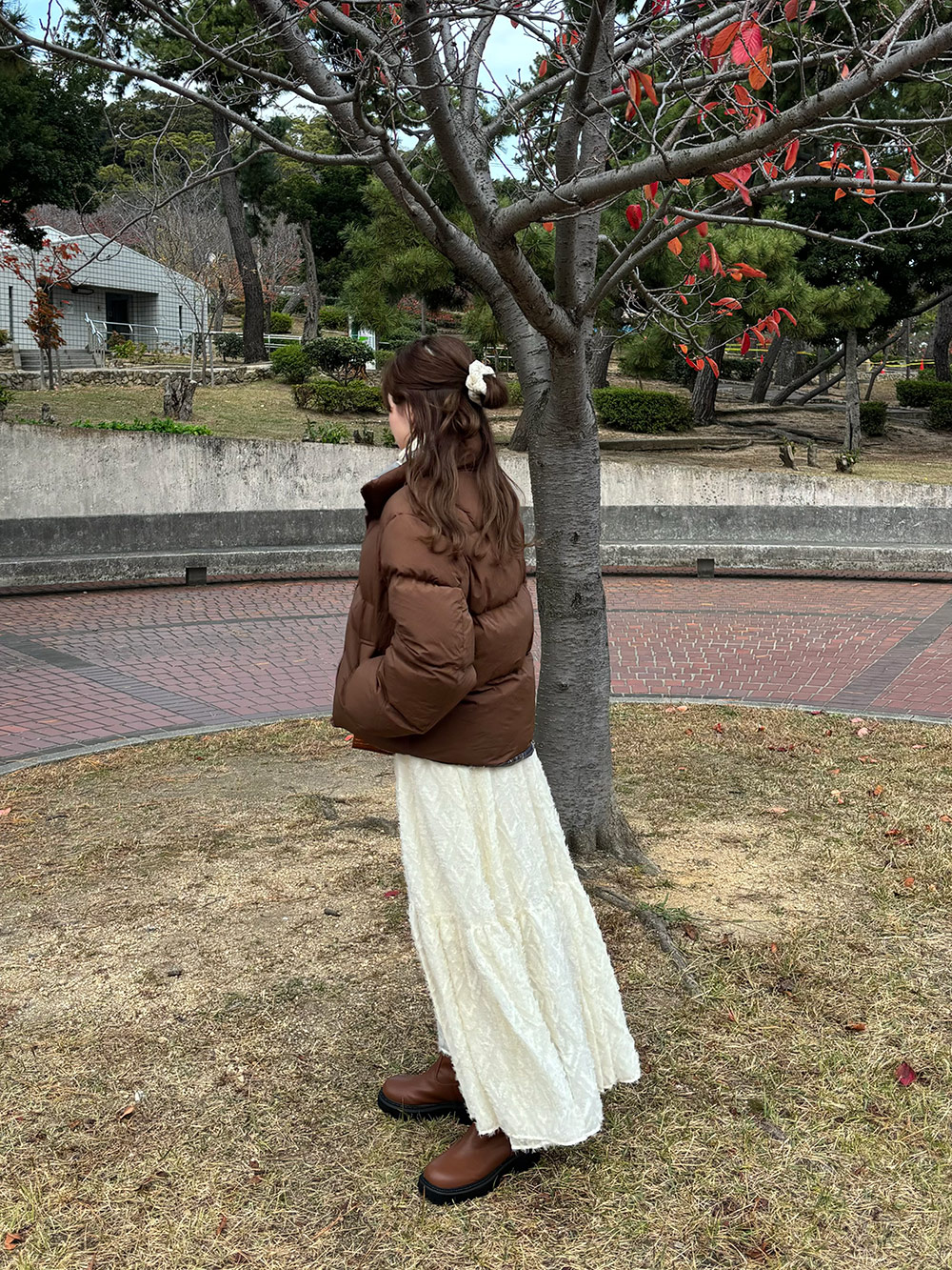 フェザー調ギャザースカート | 詳細画像19