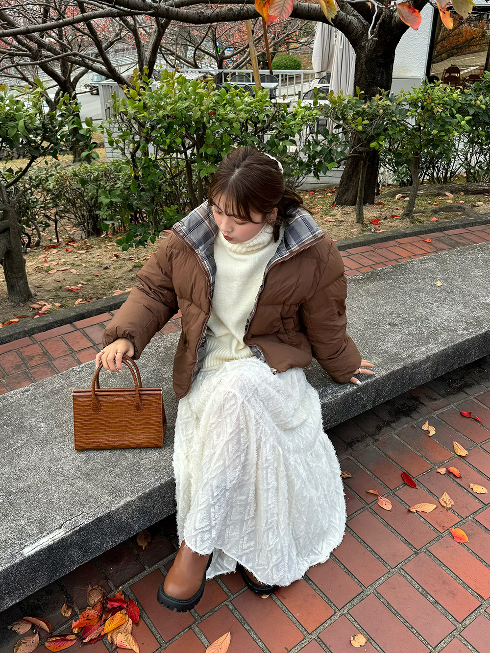 フェザー調ギャザースカート | 詳細画像20