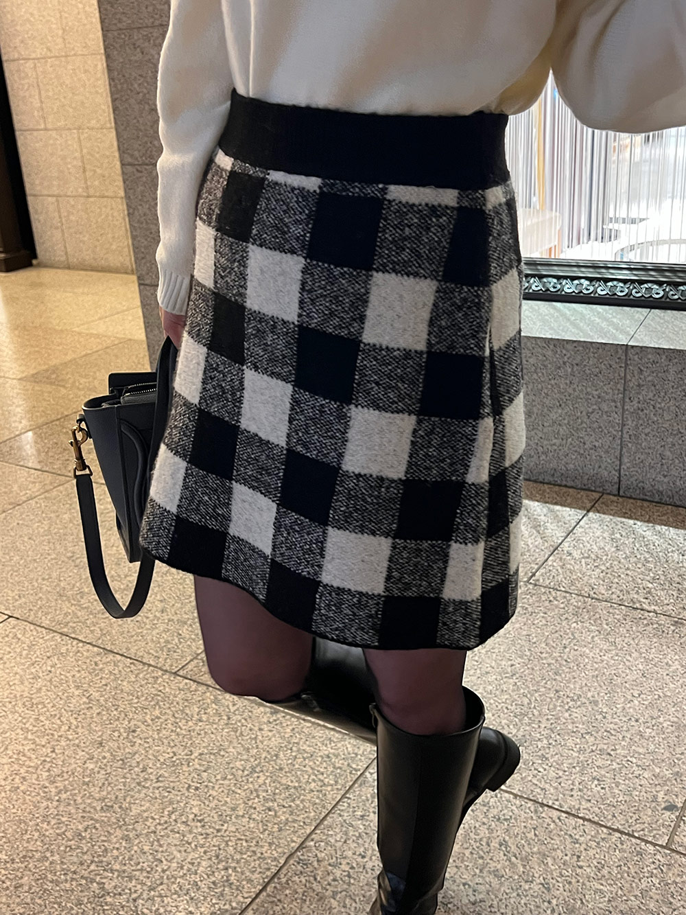 *再入荷*チェックニットミニスカート | 詳細画像6