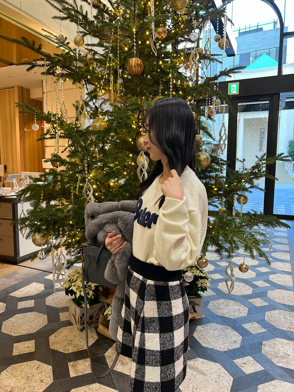 *再入荷*チェックニットミニスカート | 詳細画像18