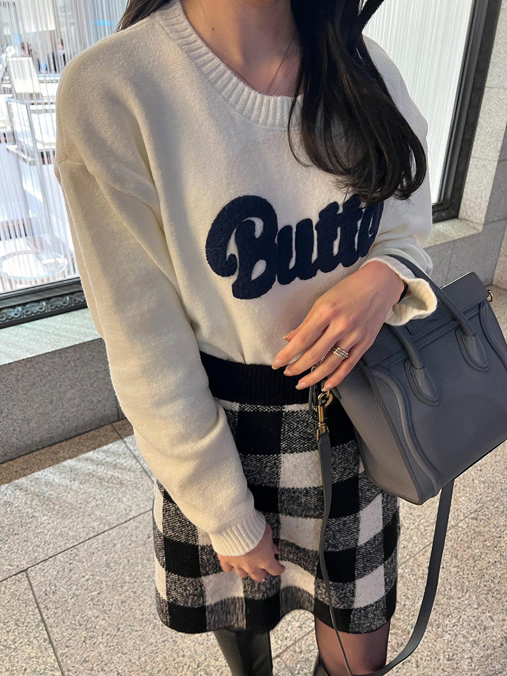 *再入荷*チェックニットミニスカート | 詳細画像19