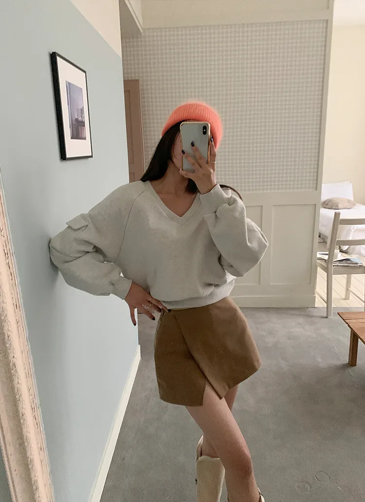 スリットラップミニスカートパンツ | レディースファッション通販 - DHOLIC