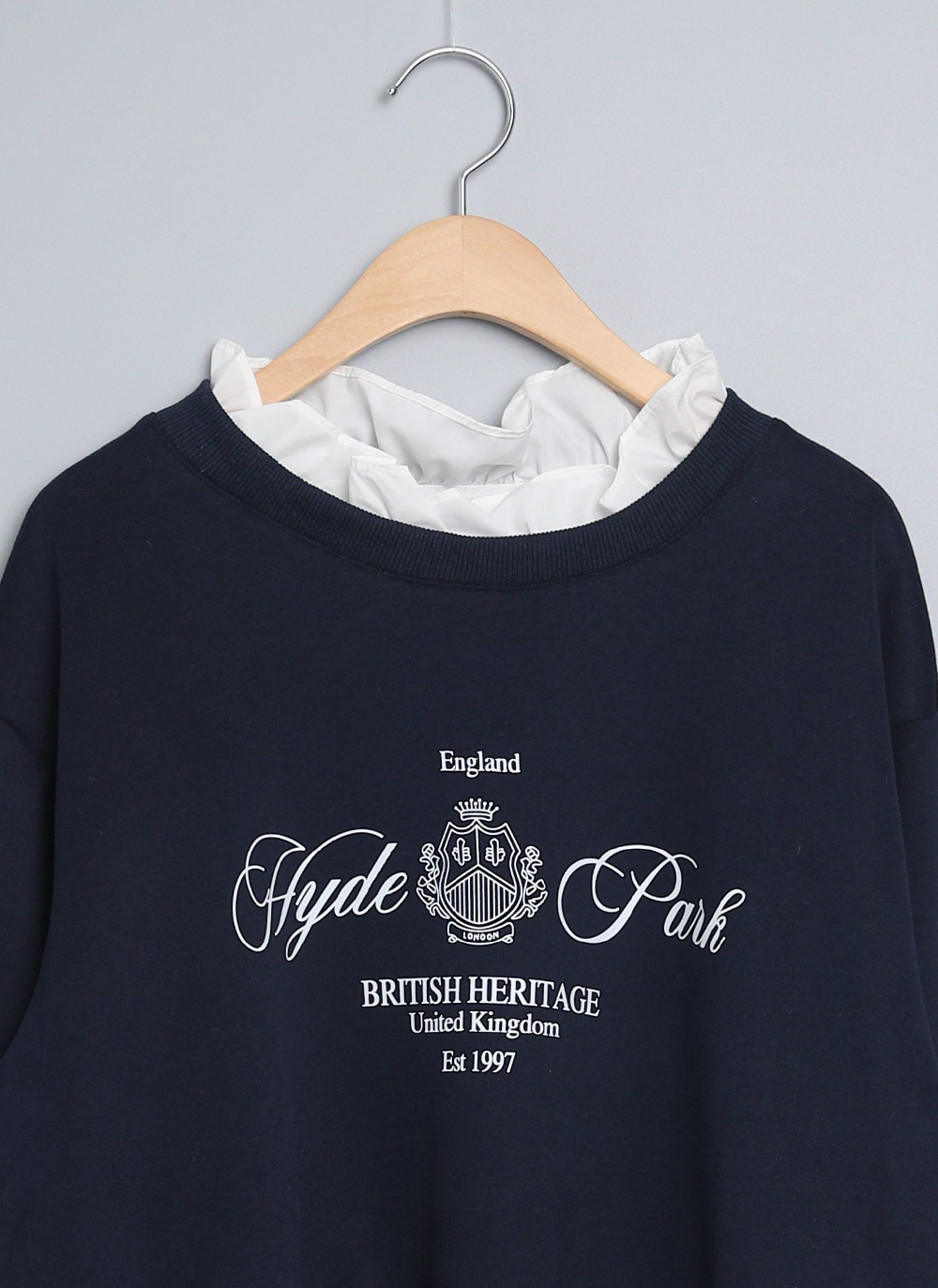 フリル配色レタリングスウェット | DHOLIC | 詳細画像18