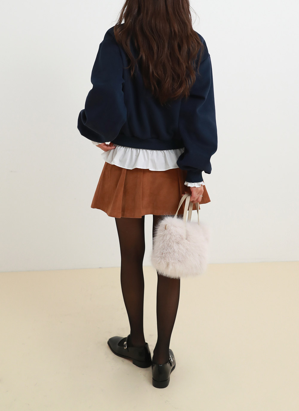 フリル配色レタリングスウェット | DHOLIC | 詳細画像9