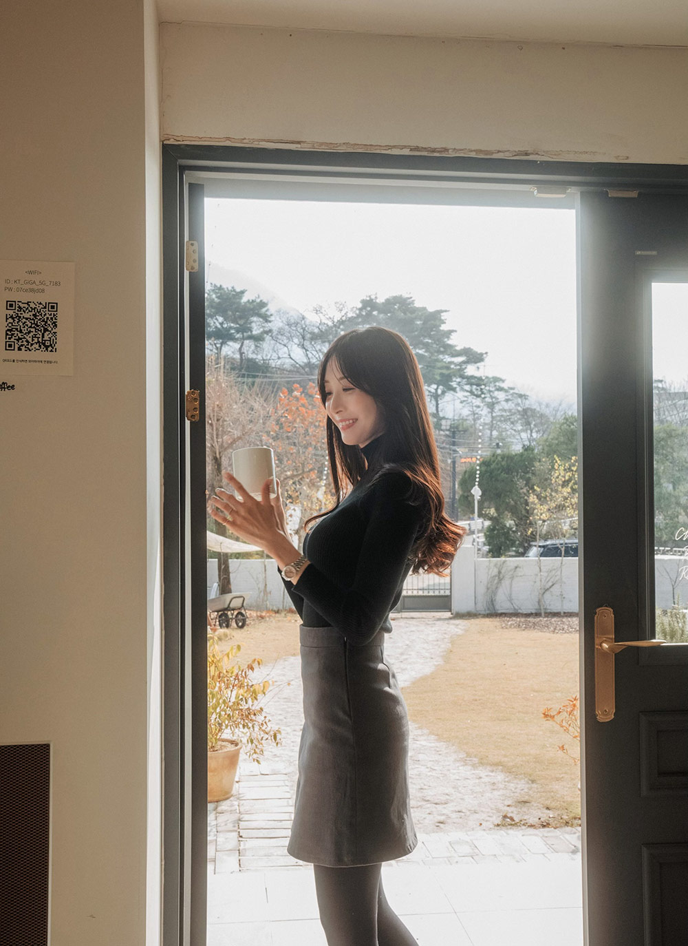 シンプルタートルネックリブニット | 詳細画像7