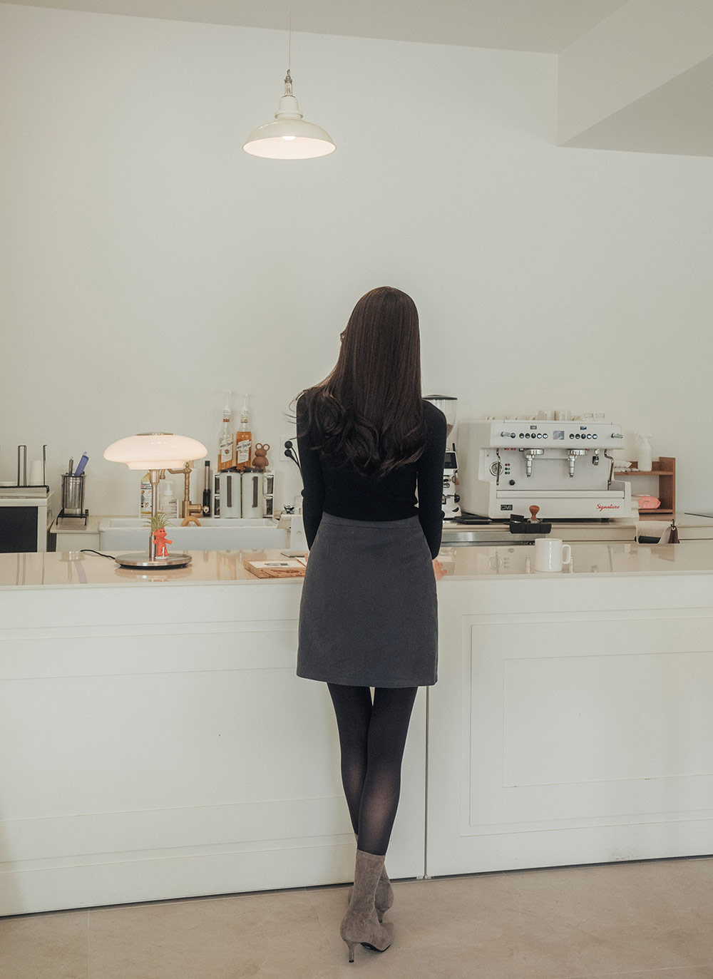 シンプルタートルネックリブニット | 詳細画像10