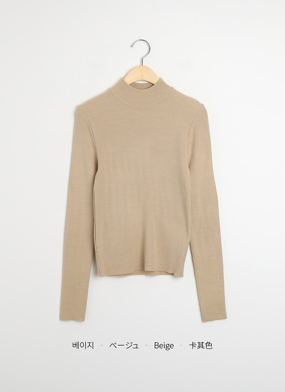 ハーフネックスリム長袖ニット | DHOLIC | 詳細画像21