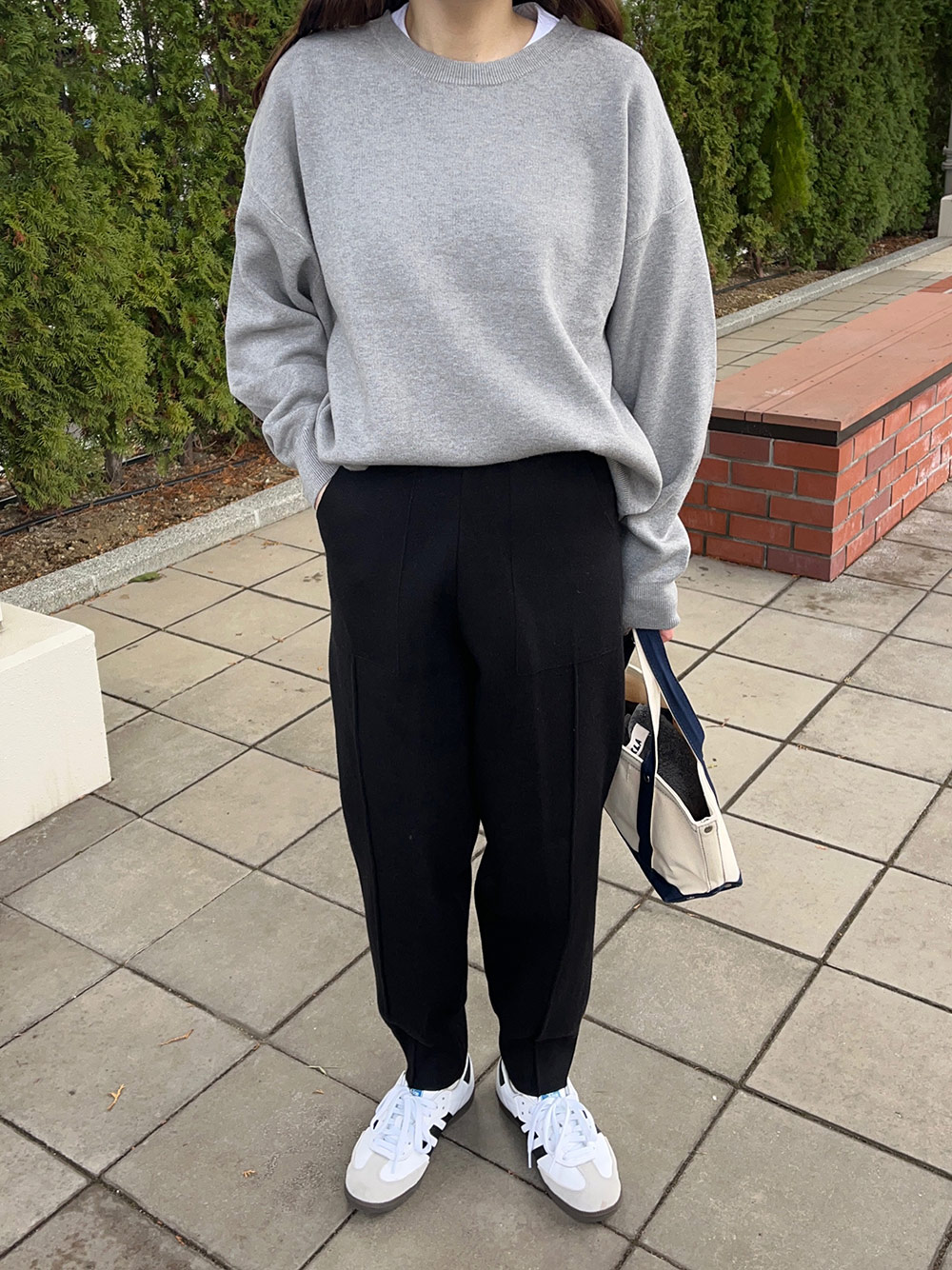 リブヘムニットジョガーパンツ | レディースファッション通販